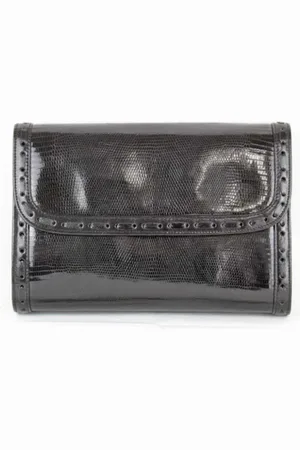 Saint Laurent Pre-owned, Dames, Zwart, ONE Size, Pre-owned Fabric clutches