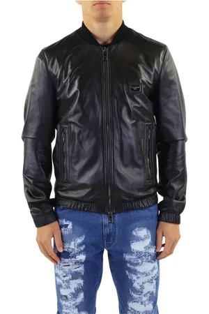 Dolce & Gabbana Jassen, Heren, Zwart, M, Dg Essentials