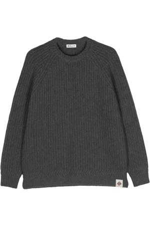 Bally Truien, Heren, Grijs, M, Wol, Trendy Sweater Selection