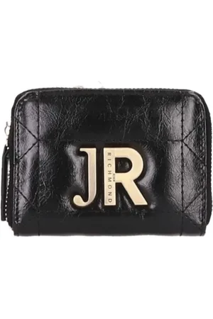 John Richmond Accessoires, Dames, Zwart, ONE Size, Leer, Damesportemonnee