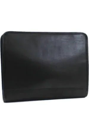 Coach Pre-owned, Dames, Zwart, ONE Size, Pre-owned Leather clutches