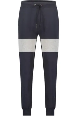 Cerruti 1881 Broeken, Heren, Blauw, L, Sportieve Streetwear Broek
