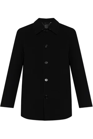 Burberry Mantels, Heren, Zwart, M, Wol, Wollen Jas