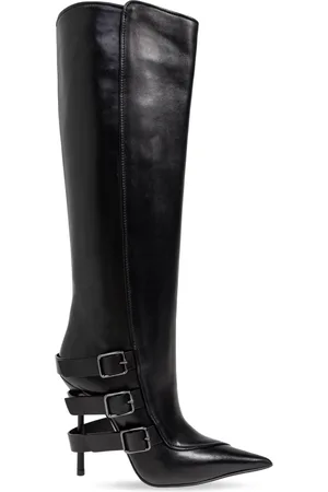 LE SILLA Schoenen, Dames, Zwart, 39 EU, Leer, ‘Courtney’ Laarzen