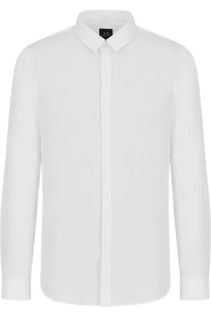 Armani Exchange Overhemden, Heren, Wit, L, Witte Shirt 8Nzc 31-Zn 28Z