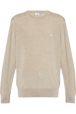 Etro Truien, Heren, , L, Wol, Wollen Trui met Logo