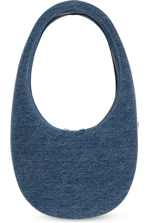 COPERNI Tassen, Dames, Blauw, ONE Size, Katoen, Swipe Handtas