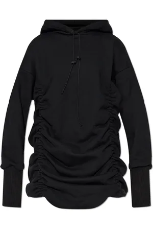 The Mannei Kleedjes, Dames, Zwart, S, Katoen, Capuchonjurk