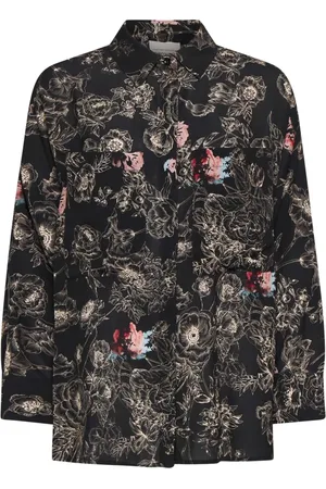 SEMICOUTURE Blouses & Shirts, Dames, Veelkleurig, M, Tiffany Shirt Collectie