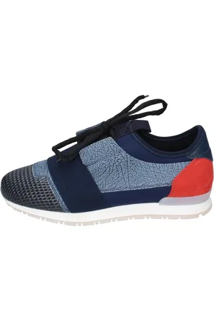 Stokton Schoenen, Dames, Blauw, 36 EU, Textiel Sneakers voor Vrouwen