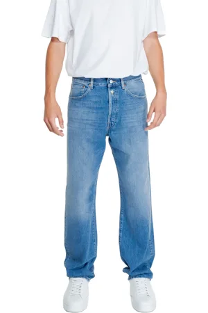 Replay Jeans, Heren, Blauw, W33 L32, Katoen, Blauwe Katoenen Jeans met Zakken