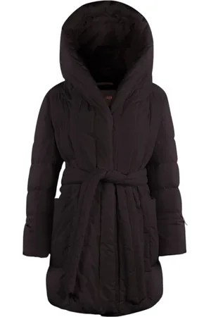 MOORER Mantels, Dames, Zwart, XL, Stijlvolle Donsjas Acqua Lijn
