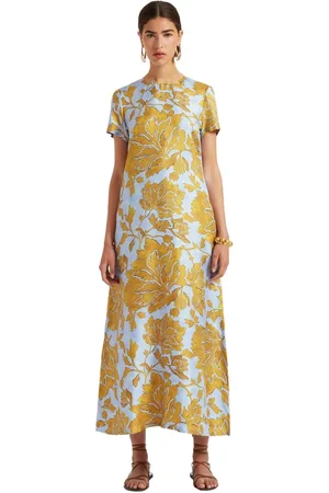La DoubleJ Kleedjes, Dames, Veelkleurig, XS, Tangle Swing Jurk