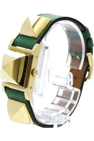 Hermès Pre-owned, Dames, Wit, ONE Size, Pre-owned Stainless Steel watches