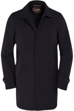 MOORER Mantels, Heren, Blauw, 4Xl, Elegante Acqua Line Jas Hoes