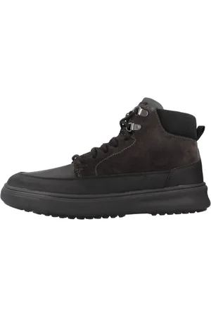 Geox Schoenen, Heren, Veelkleurig, 42 EU, Stijlvolle Lace-up Laarzen