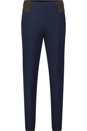 Betty Barclay Broeken, Dames, Blauw, M, Elastische taille Skinny Fit Basic Broek
