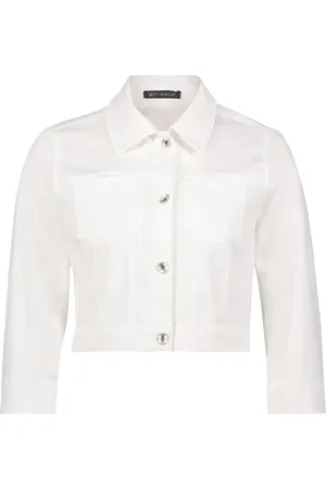 Betty Barclay Jassen, Dames, Wit, 4Xl, Denim, Blazers