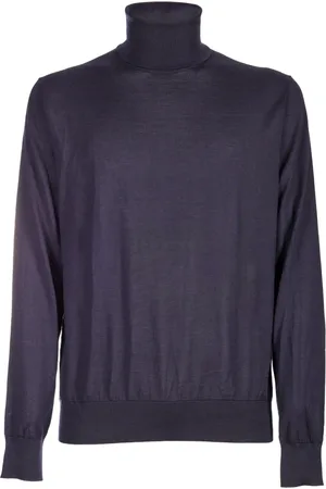 Dolce & Gabbana Truien, Heren, Blauw, 2Xl, Kasjmier, Cashmere Coltrui Coltrui