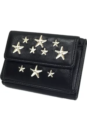 Jimmy Choo Pre-owned, Dames, Zwart, ONE Size, Tweedehands leren portemonnees