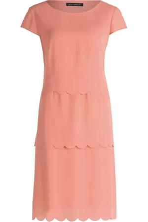 Betty Barclay Kleedjes, Dames, Roze, 4Xl, Bloemen Jurk Kort Mouw