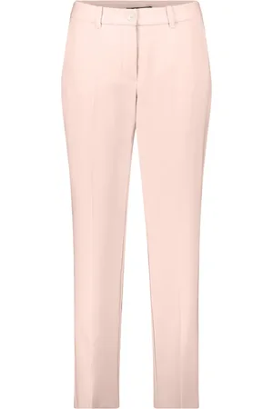 Betty Barclay Broeken, Dames, Roze, M, Klassieke zakelijke broek met vouw