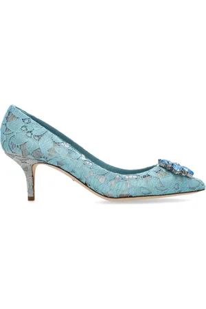 Dolce & Gabbana Schoenen, Dames, Blauw, 38 EU, Leer, Hoge hakken Bellucci