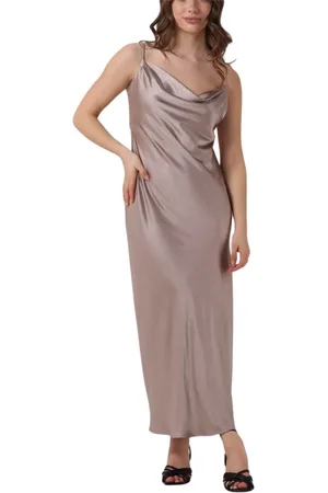 NOTRE-V Kleedjes, Dames, , S, Satijn, Dames Jurken Satin Strap Dress