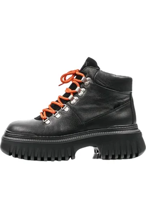 Bronx Schoenen, Dames, Zwart, 38 EU, Stijlvolle Leren Veterschoenen