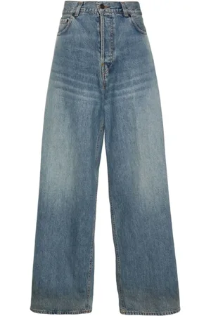 haikure Jeans, Dames, Blauw, W27, Katoen, Boyfit Over Jeans