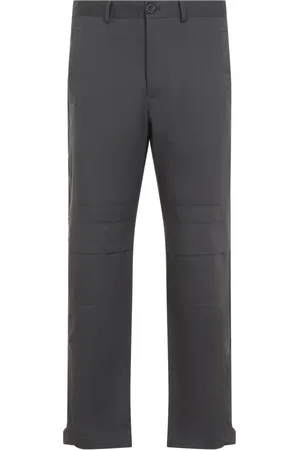 RANRA Broeken, Heren, Grijs, XL, Katoen, Stijlvolle Grijze Broek Upgrade Garderobe