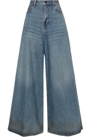 haikure Jeans, Dames, Blauw, W27, Katoen, Boyfit Over Jeans