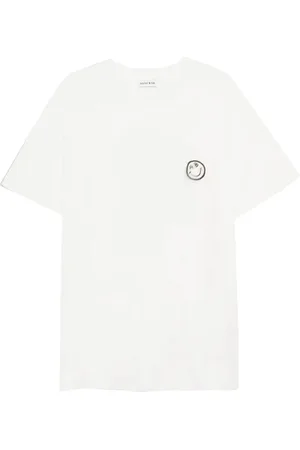 ANINE BING Tops, Dames, , M, Katoen, Cool Print Losse T-shirt Walker Trip