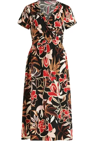 Betty Barclay Kleedjes, Dames, Veelkleurig, S, Polyester, Korte Mouw Jersey Jurk