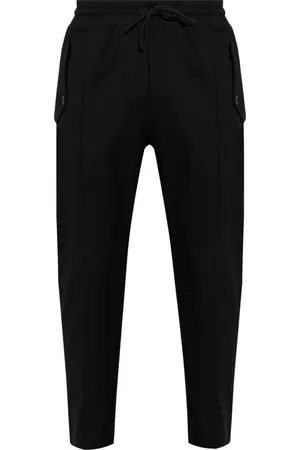 Moschino Broeken, Heren, Zwart, S, Katoen, Geplooide broek