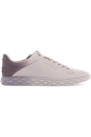Jimmy Choo Schoenen, Heren, Grijs, 41 EU, Leer, Diamond Light/M II Sneakers