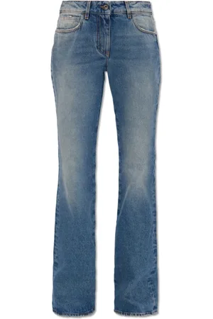 OFF-WHITE Jeans, Dames, Blauw, W28, Flared Jeans