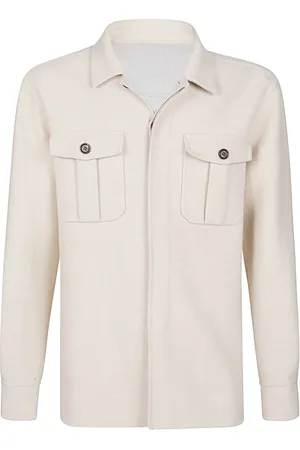 ELEVENTY Jassen, Heren, , 3Xl, Wol, Wollen Overshirt Niet Omkeerbaar