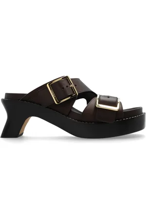 Loewe Schoenen, Dames, Bruin, 36 EU, Leer, Ease heeled muiltjes