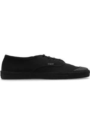 Saint Laurent Schoenen, Heren, Zwart, 42 EU, Katoen, Wes Sneakers