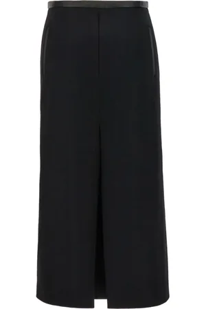 Saint Laurent Rokken, Dames, Zwart, M, Stijlvolle Gonne voor een Trendy Look