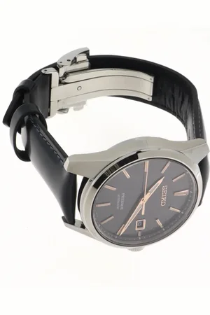Seiko Accessoires, Heren, Zwart, ONE Size, Spb 231J1 - Presage Sharp Edged Series