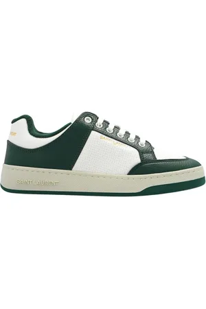 Saint Laurent Schoenen, Heren, Groen, 41 1/2 EU, Leer, ‘Sl/61’ sneakers
