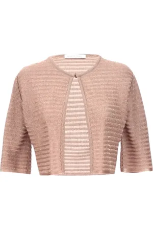 ANTONINO VALENTI Truien, Dames, , S, Linnen, Lurex Cardigan Bolero 