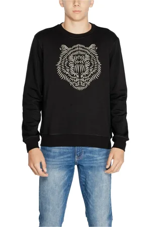 Antony Morato Sweatshirts & Hoodies, Heren, Zwart, M, Katoen, Katoenen Heren Sweatshirt Herfst/Winter Collectie