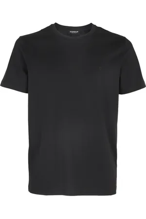 Dondup Tops, Heren, Zwart, S, Katoen, Jersey T-shirt