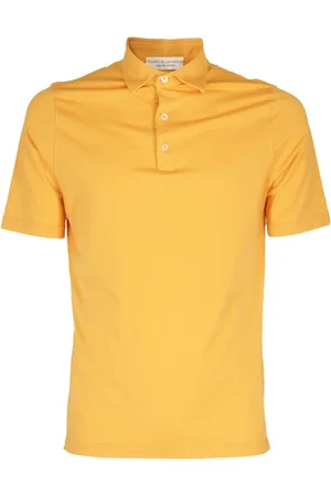 FILIPPO DE LAURENTIIS Tops, Heren, Oranje, 2Xl, Katoen, Klassieke Polo Shirt