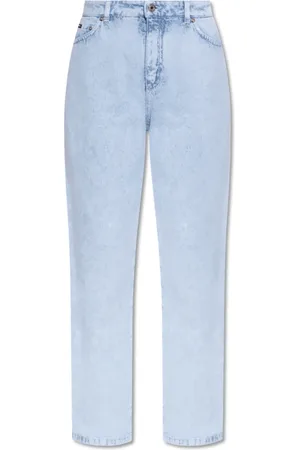 Dolce & Gabbana Jeans, Dames, Blauw, M, Katoen, Jeans met logo