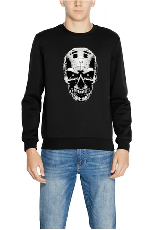 Antony Morato Sweatshirts & Hoodies, Heren, Zwart, M, Katoen, Heren Sweater Herfst/Winter Collectie