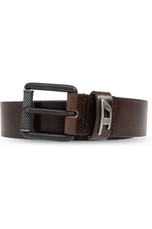 Diesel Accessoires, Heren, Bruin, 90 CM, Riem met B-Dave II logo